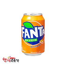 환타오렌지(뚱)355ml캔(코카)