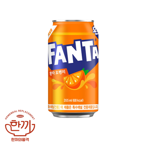환타오렌지(뚱)355ml캔(코카)