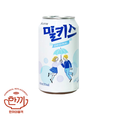밀키스(뚱)340ml캔(롯데칠성)