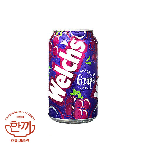웰치스포도(뚱)355ml캔(농심)