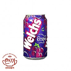 웰치스포도(뚱)355ml캔(농심)