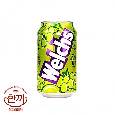 웰치스청포도(뚱)355ml캔(농심)