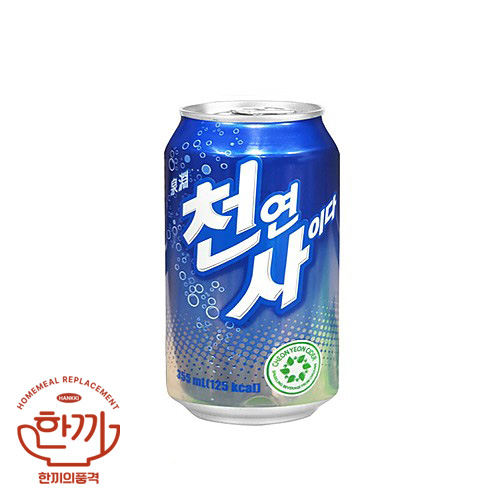 천연사이다(뚱)355ml캔(일화)