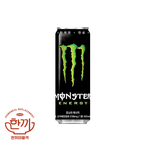몬스터에너지-그린(뚱)355ml캔(코카)