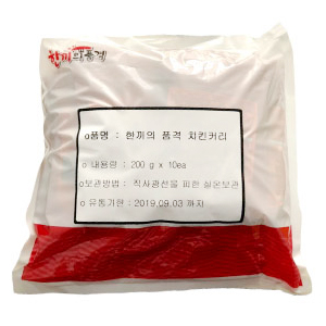 한품-(상온)치킨커리덮밥소스