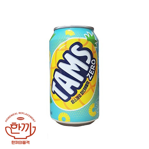 탐스파인애플(제로)355ml캔(롯데칠성)