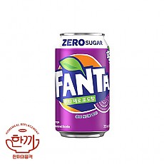 환타(제로)포도(뚱)355ml캔(코카)