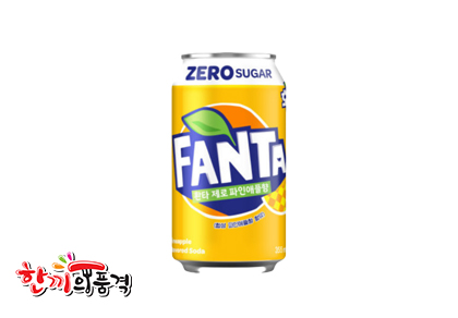 환타(제로)파인(뚱)355ml캔(코카)