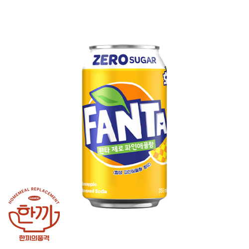 환타(제로)파인(뚱)355ml캔(코카)