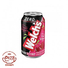 웰치스(제로)체리딸기(뚱)355ml캔(농심)