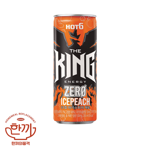 핫식스더킹아이스피치(제로)(뚱)355ml