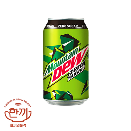 마운틴듀(뚱)제로355ml캔(롯데칠성)