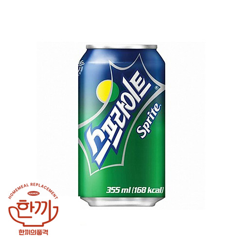 스프라이트(뚱)355ml캔(코카)