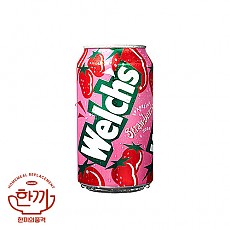 웰치스딸기(뚱)355ml캔(농심)