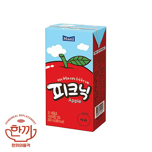 피크닉사과200ml팩(매일유업)
