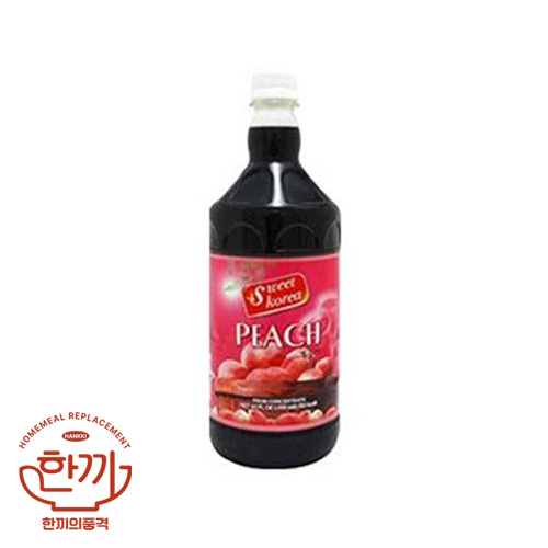 액상복숭아1000ml펫(유니온)