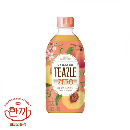 티즐(제로)피치우롱티500ml펫(웅진)