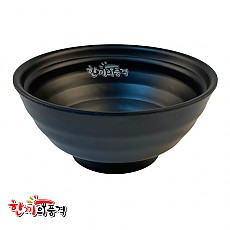 한품-국물/밥용기(블랙)